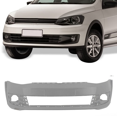 Para-choque Saveiro G6 2013 a 2016 Primer + moldura lateral - 6618K