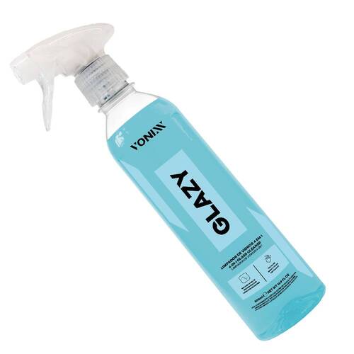 Limpa vidros 4 em 1 automativo 500 ml - Glazy Limpa vidros 4 em 1 automativo 500 ml - Glazy
