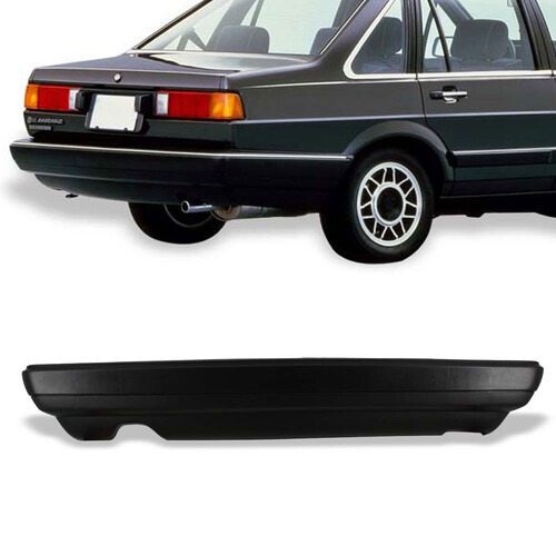 Para-choque Santana Gl/Gls 1987 a 1991 traseiro preto texturizado - 6100