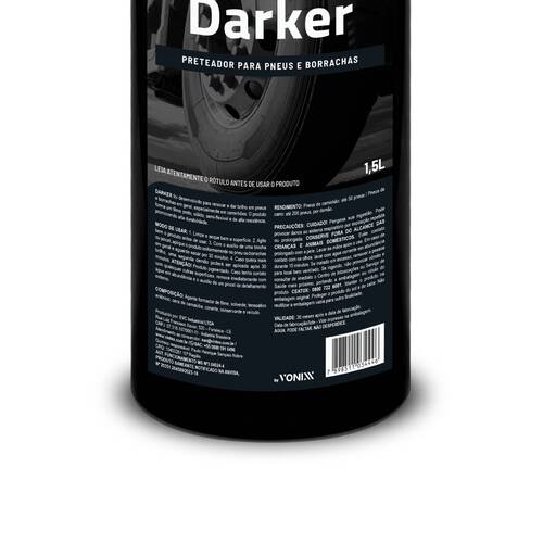 Limpa pneus preteador 1,5L alta resistência - Darker Limpa pneus preteador 1,5L alta resistência - Darker