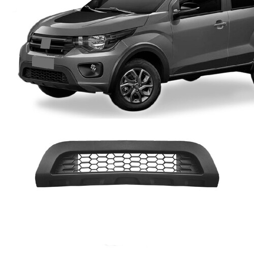 Spoiler Mobi Way 2016 a 2021 Trekking/Like 2021 a 2025 dianteiro texturizado com grade - 3390