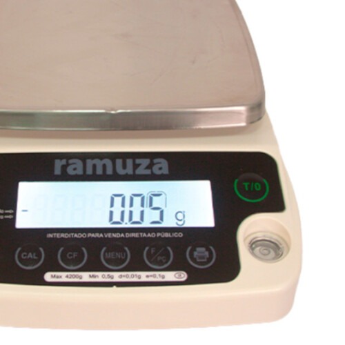 Balan�a digital de precis�o 4200g x 0,01g com prato inox - Precisa 4200.2  110V/220V