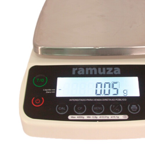Balan�a digital de precis�o 4200g x 0,01g com prato inox - Precisa 4200.2  110V/220V