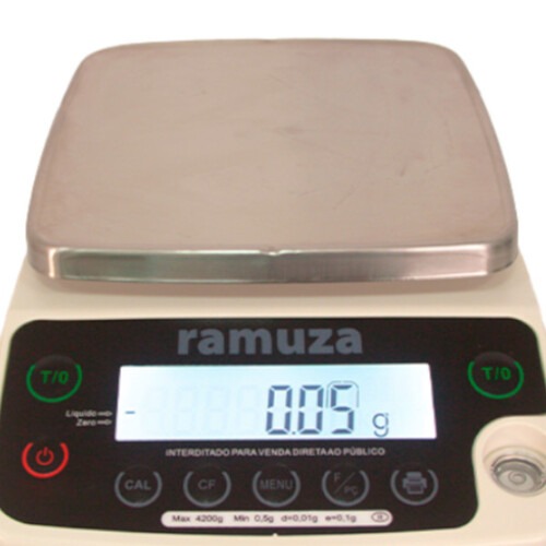 Balan�a digital de precis�o 4200g x 0,01g com prato inox - Precisa 4200.2  110V/220V