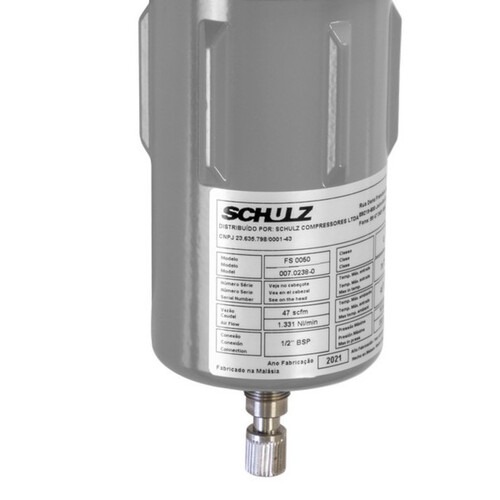 Filtro de ar coalescente 47 pés 1/2 Filtro de ar coalescente 47 pés 1/2