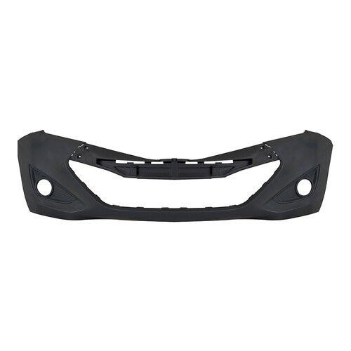 Para-choque HB20 HB20S 2012 a 2015 dianteiro preto + moldura farol com furo - 4316K