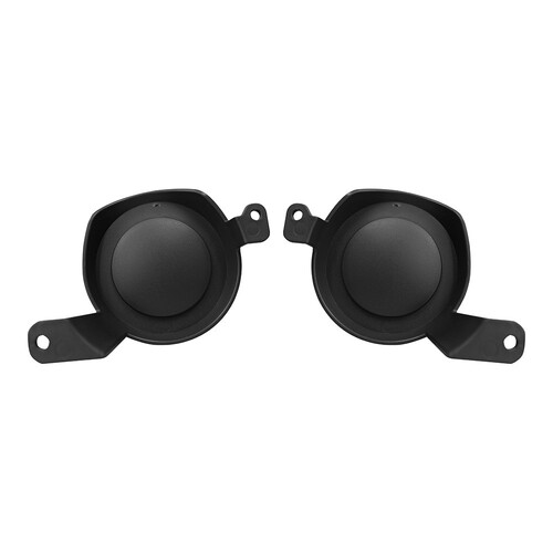 Kit 3 pares Tampa cobertura do farol Uno 2010 a 2014 dianteiro preto - 3435CF