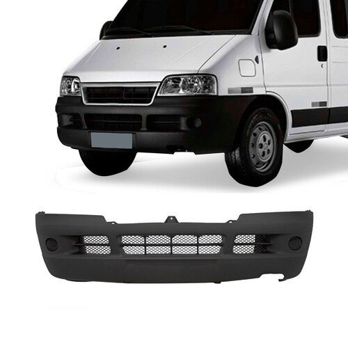 Para-choque Ducato/Jumper/Boxer 2006 a 2019 dianteiro preto texturizado com e sem furo para farol - 3350