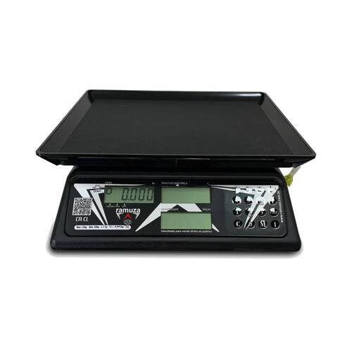 Balan�a digital contadora a bateria display LCD preta 3kg x 1g - CRB CL  110V/220V