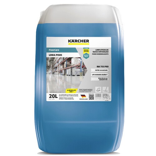 Detergente limpeza profissional concentrado 20 Litros - FloorCare RM 755