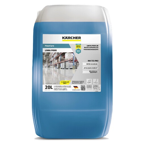 Detergente limpeza profissional concentrado 20 Litros - FloorCare RM 755