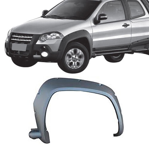 Moldura para Roda Strada Adventure Locker 2009 a 2013 dianteiro direito cinza - 3450