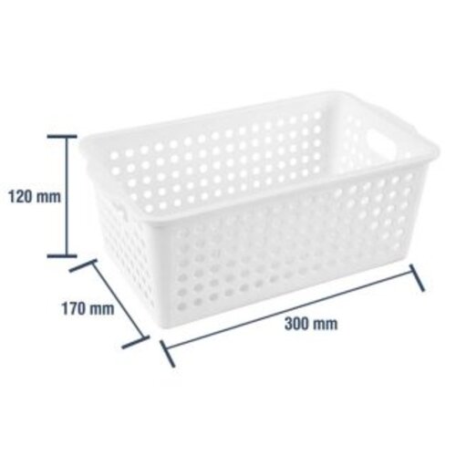 Cesto organizador pl�stico 30 x 17 x 12 cm