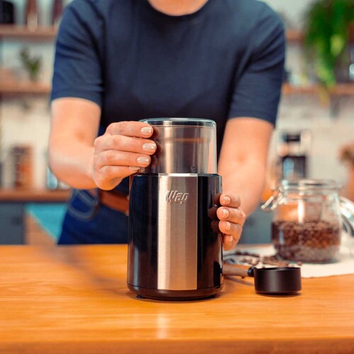 Moedor de caf� el�trico 200W l�minas em a�o inox - WMC200  220V