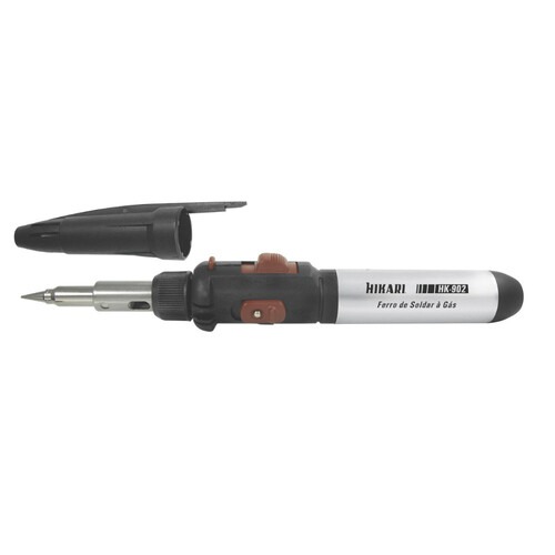 Ferro para solda a g�s com tampa protetora HK-902