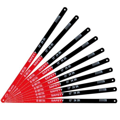 Kit 10 L�minas de serra manual r�gida 12