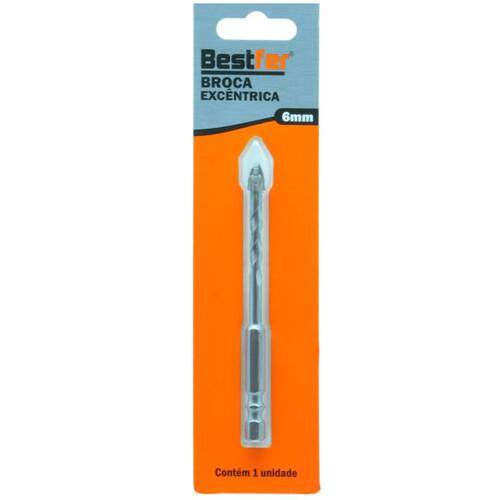 Broca excêntrica borda serrilhada com ponta cruzada 6 mm - BFH3511 Broca excêntrica borda serrilhada com ponta cruzada 6 mm - BFH3511