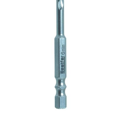 Broca excêntrica borda serrilhada com ponta cruzada 6 mm - BFH3511 Broca excêntrica borda serrilhada com ponta cruzada 6 mm - BFH3511