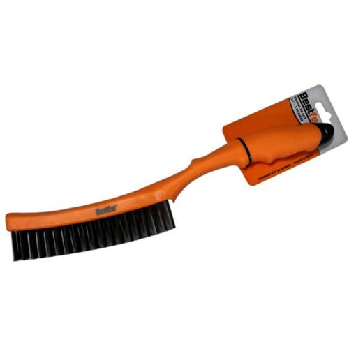 Escova manual de a�o 3 fileiras cabo de pl�stico - BFH1303