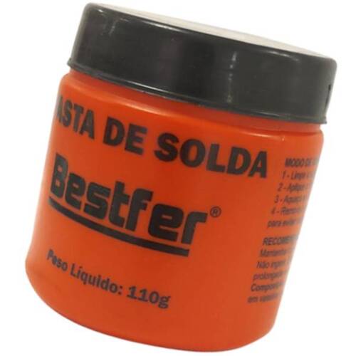 Pasta para solda com estanho fio 110g - BFH1573 Pasta para solda com estanho fio 110g - BFH1573