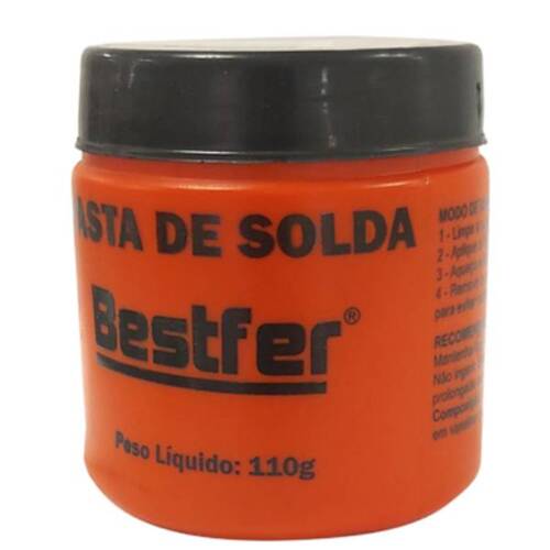 Pasta para solda com estanho fio 110g - BFH1573 Pasta para solda com estanho fio 110g - BFH1573