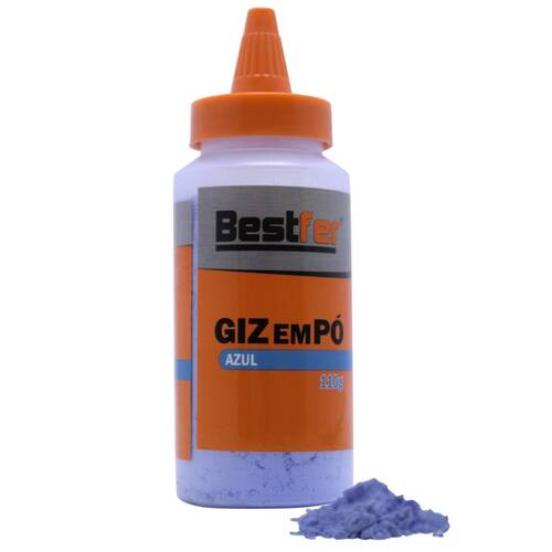 Giz de linha 30 metros com fio marcador em azul - BFH2912