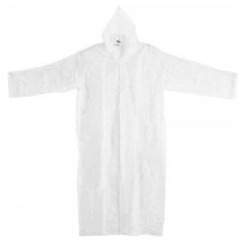 Capa de chuva em PVC laminado sem forro transparente G Capa de chuva em PVC laminado sem forro transparente G