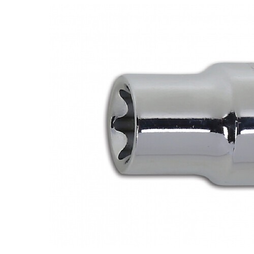 Soquete hexalobular E24 encaixe 1/2 Soquete hexalobular E24 encaixe 1/2
