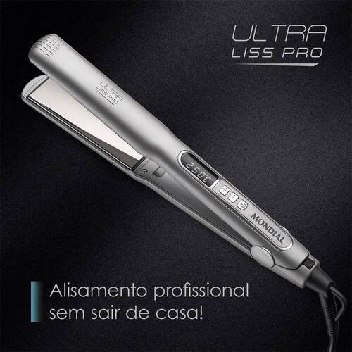 Prancha Progressiva cabo girat�rio Ultra Liss Pro - P-02-PRO  110V/220V