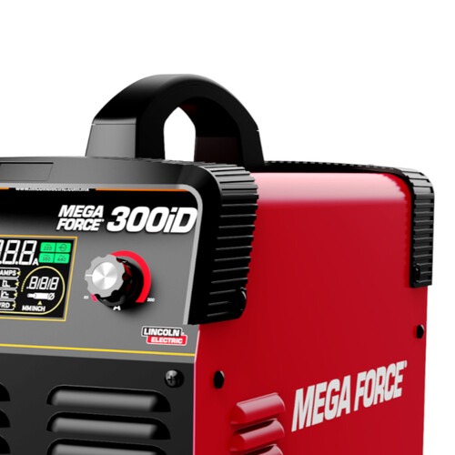 Inversora de solda 300A para eletrodo revestido e Tig 220/380/440V trif�sica - Mega Force 300iD