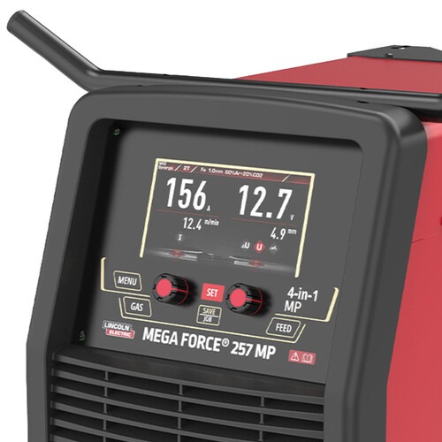 Inversora de solda Multiprocesso 250A para Eletrodo Mig Tig e Arame Tubular monofásica - Mega Force 257MP 220V Inversora de solda Multiprocesso 250A para Eletrodo Mig Tig e Arame Tubular monofásica - Mega Force 257MP 220V