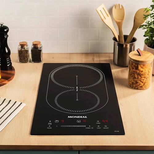 Cooktop de indu��o 2 bocas 3500W display digital touch - CTI-02  220V