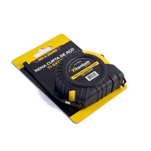 Trena emborrachada com fita de a�o 25 mm x 5 m com trava  - 8632