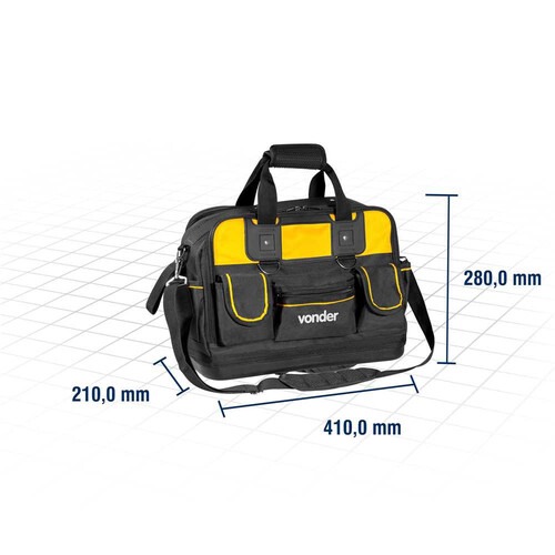 Bolsa em lona para ferramentas com 26 bolsos - BL 128