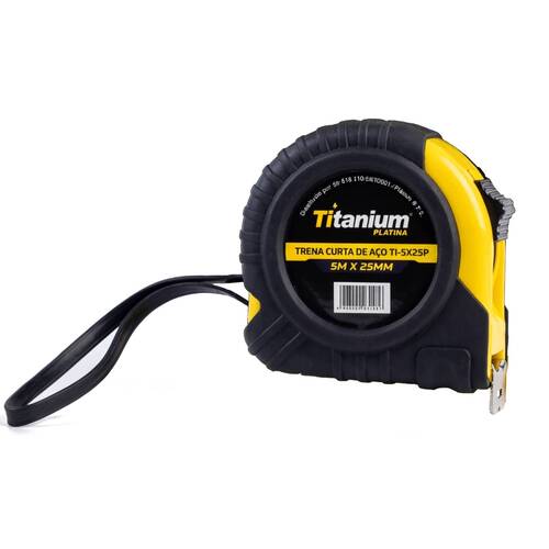 Trena emborrachada com fita de a�o 25 mm x 5 m com trava  - 8632