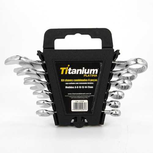 Jogo de chave combinada 6 a 17 mm com 6 pe�as - 7939