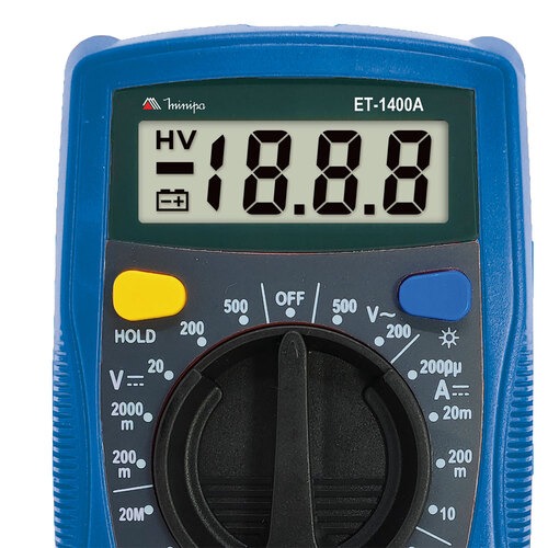 Mult�metro digital port�til 500V AC/DC - ET-1110C
