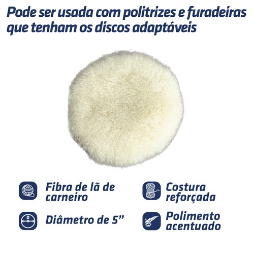 Boina de l� para polimento 5