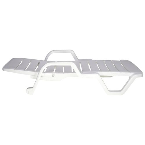 Kit 4 Espregui�adeiras em polipropileno 4 posi��es branca - Leblon