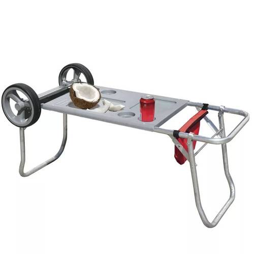 Kit Cadeira de praia dobr�vel� CAD0641 + Carrinho Mesa CAR0649