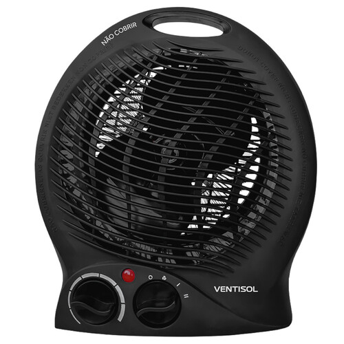 Aquecedor elétrico 2000W 3 em 1 com termo ventilador - A1 220V Aquecedor elétrico 2000W 3 em 1 com termo ventilador - A1 220V