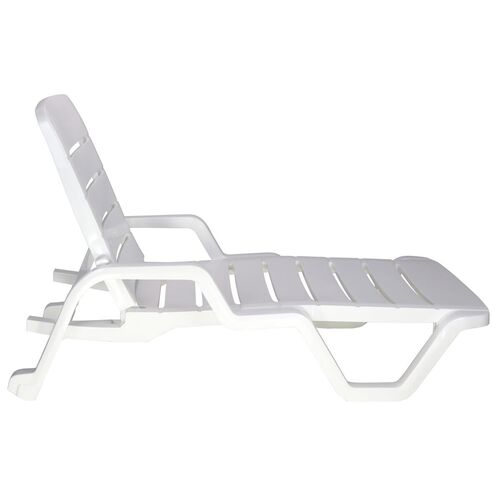 Kit 2 Espreguiçadeiras em polipropileno 4 posições branca - Leblon Kit 2 Espreguiçadeiras em polipropileno 4 posições branca - Leblon