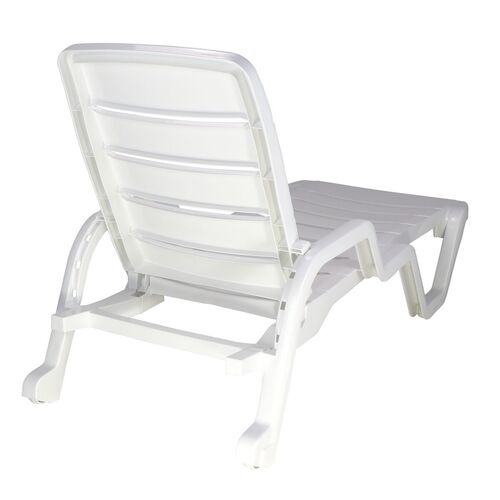 Kit 2 Espreguiçadeiras em polipropileno 4 posições branca - Leblon Kit 2 Espreguiçadeiras em polipropileno 4 posições branca - Leblon
