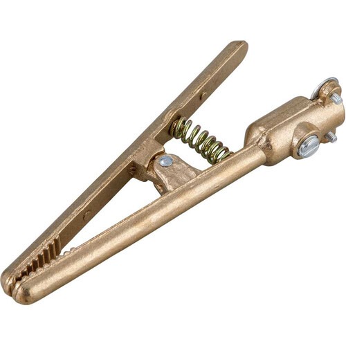 Garra negativa de bronze para solda 500A