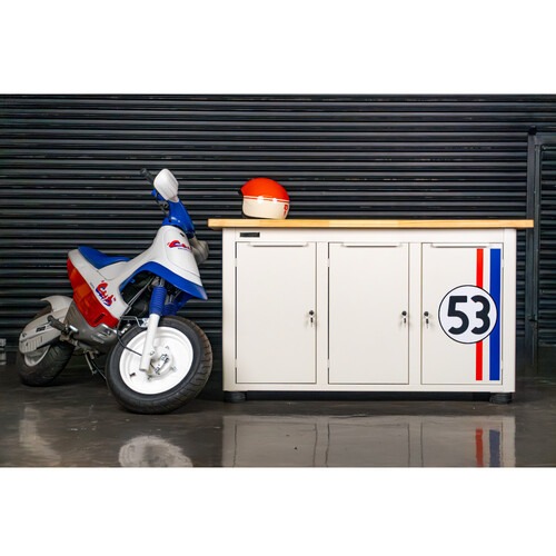 Bancada fechada com 3 portas Retr� 53 - RLL-203