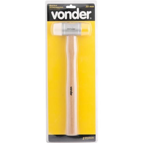 Martelo com bordas intercambiveis 35 mm
