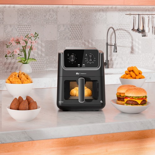 Fritadeira elétrica sem óleo air fryer 6L 1400W Prosdócimo - AF02 220V Fritadeira elétrica sem óleo air fryer 6L 1400W Prosdócimo - AF02 220V