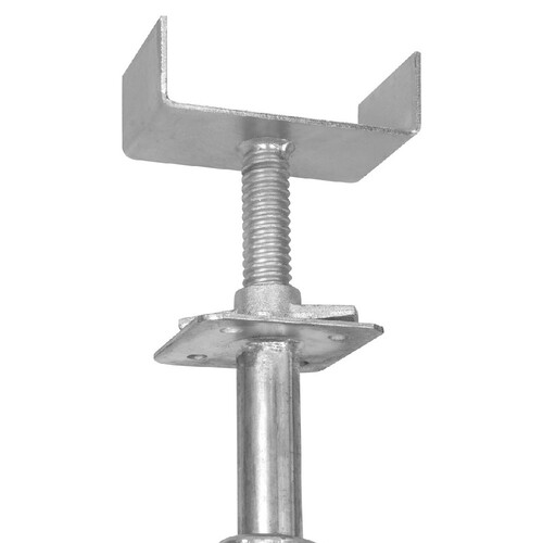 Suporte U ajustável galvanizado para vigas H20 e metálicas - 71001012 Suporte U ajustável galvanizado para vigas H20 e metálicas - 71001012