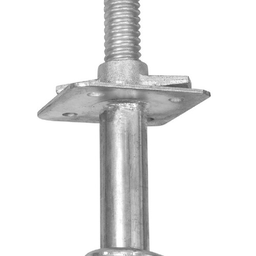 Suporte U ajustável galvanizado para vigas H20 e metálicas - 71001012 Suporte U ajustável galvanizado para vigas H20 e metálicas - 71001012