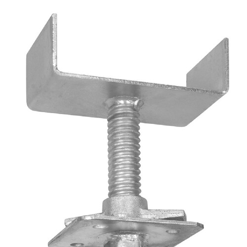 Suporte U ajustável galvanizado para vigas H20 e metálicas - 71001012 Suporte U ajustável galvanizado para vigas H20 e metálicas - 71001012